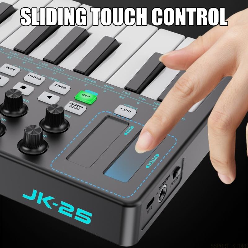 Midi Controller Pad - U2JB Professional 25 Portable MIDI Controller