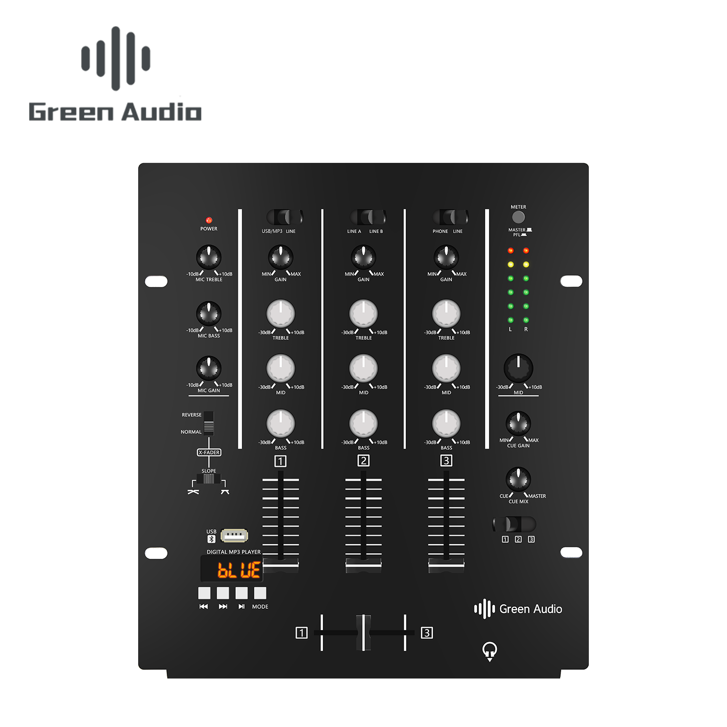 Audio Mixer 4 Channel - GAX-DM4 OEM ODM Professional 4-channel Audio
