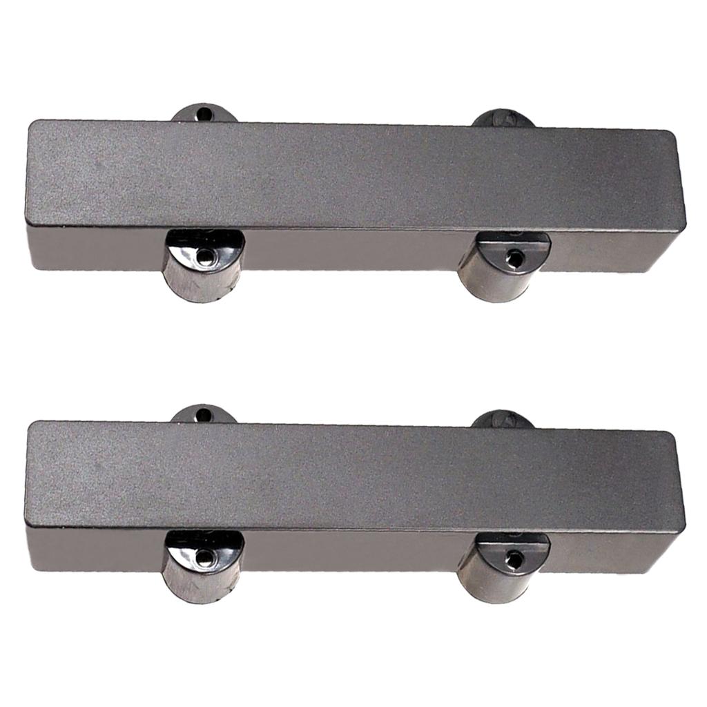 Bass Guitar Strings - JB Style Bass Pickup Covers Black