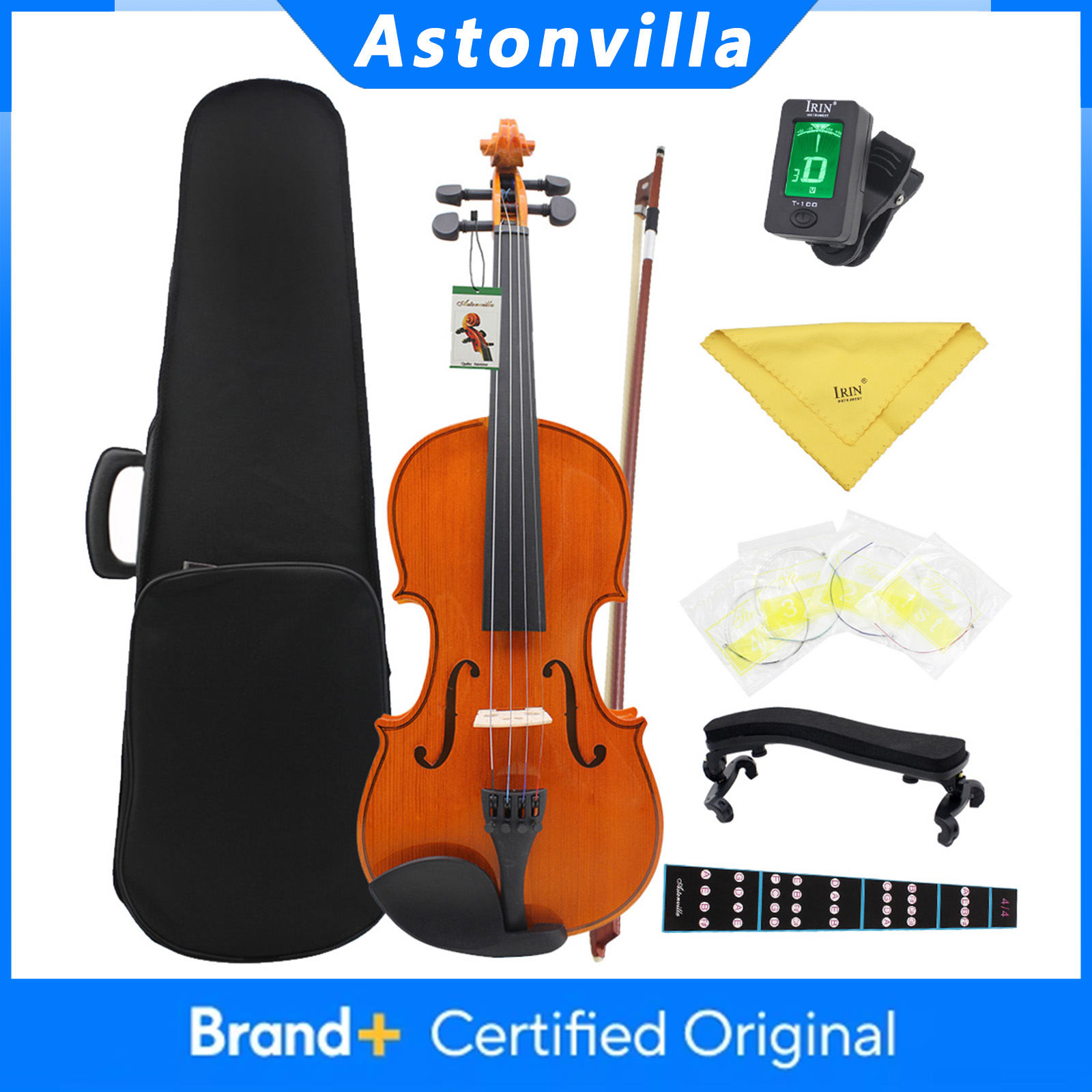 Violin Shoulder Rest - Astonvilla AV-02 Acoustic Violin Spruce Fiddle