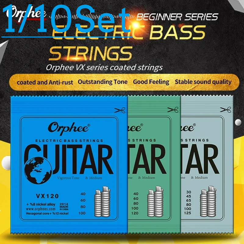 Bass Guitar Strings - Orphee 4/5/6 Electric Bass Guitar Strings
