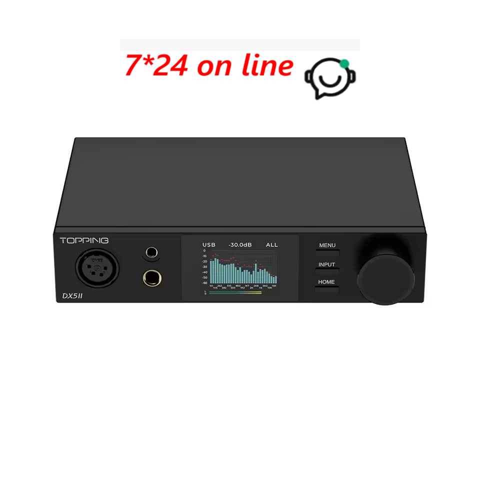 Headphone Amplifier Dac - TOPPING DX5 II Fully Balanced DAC