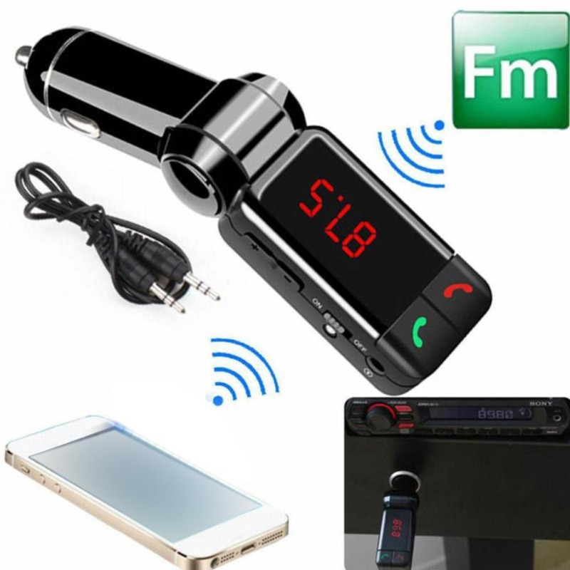 Audio Music Player - BC06 Car Bluetooth-compatible Fm Transmitter Car