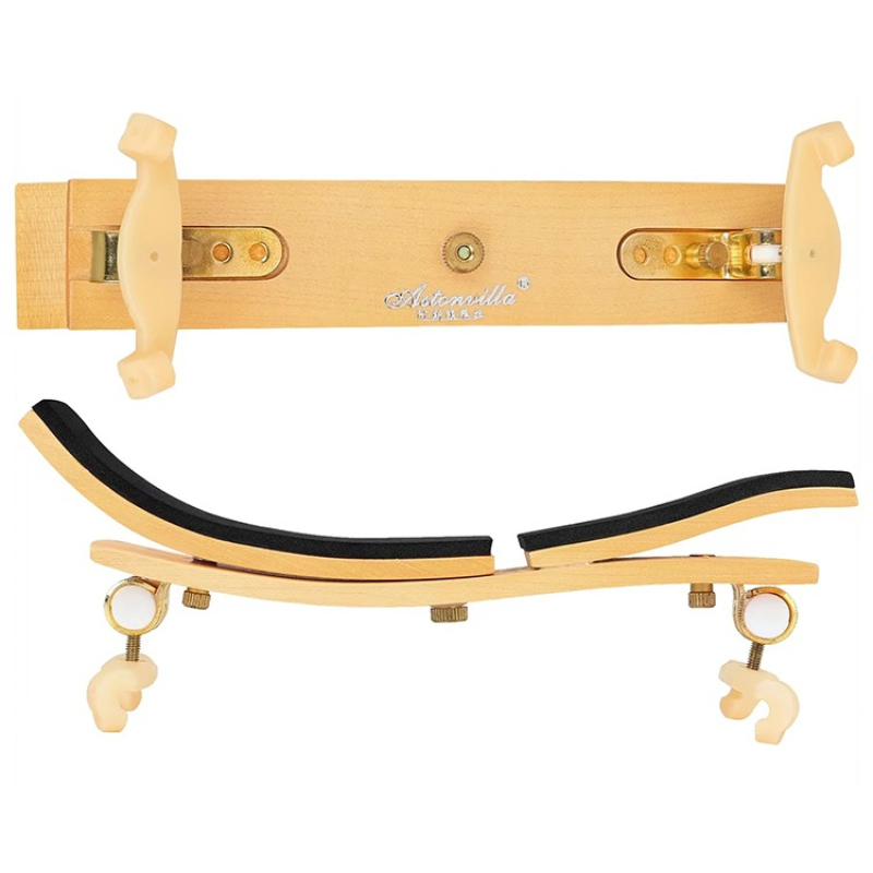 Violin Shoulder Rest - 4/4 Violin Shoulder Rest Wooden Adjustable