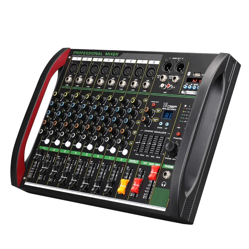 Audio Mixer 4 Channel - 4 / 8-channel mixer DSP reverberation