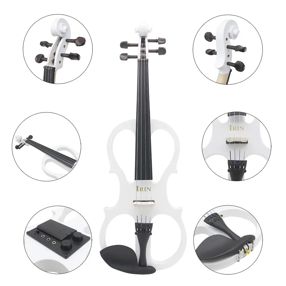 IRIN 4/4 Electric Violin Maple - Violin Shoulder Rest review and price