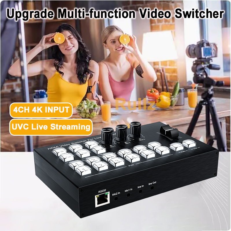 1080P 4 Channel HDMI Video Mix - Audio Mixer 4 Channel review and price