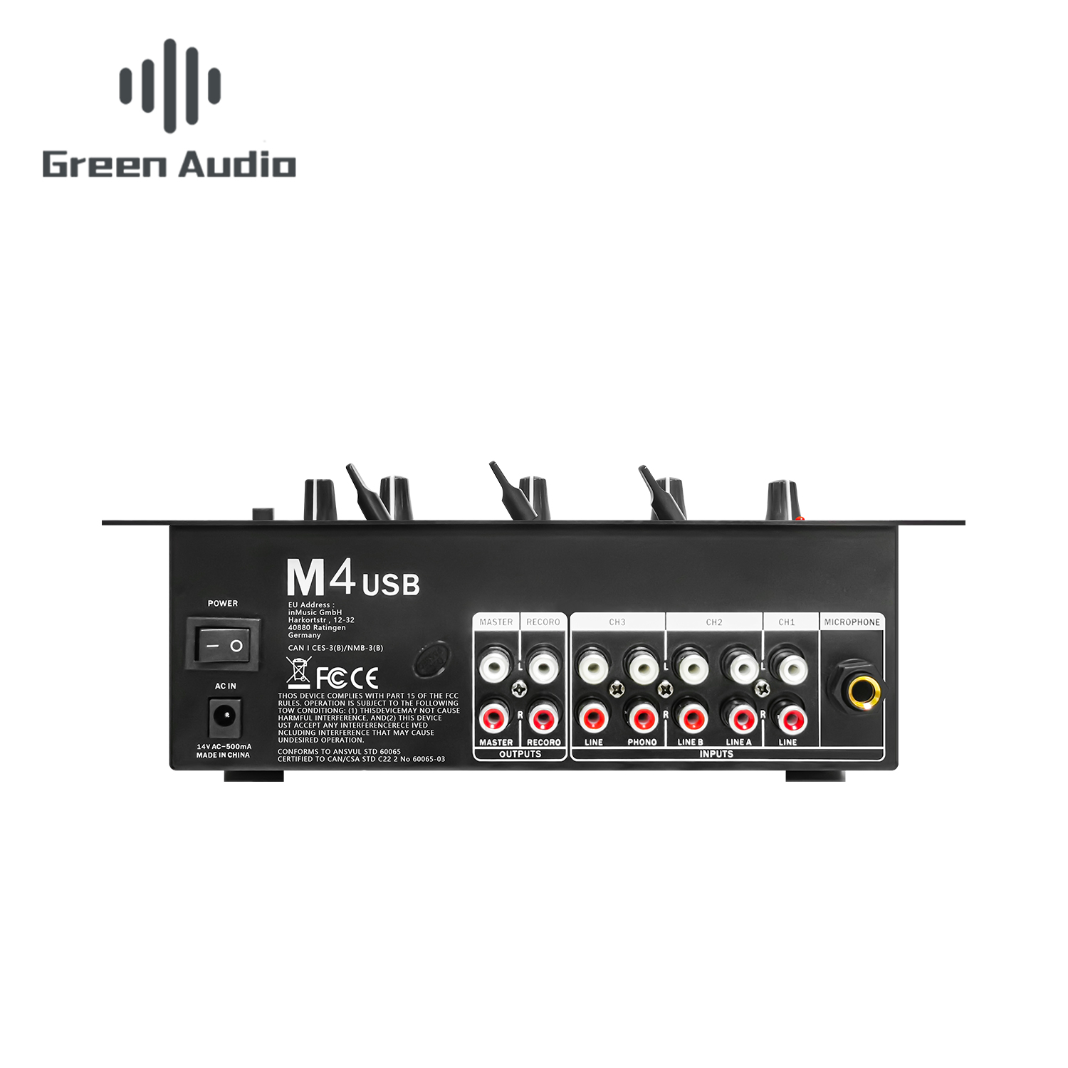 GAX-DM4 OEM ODM Professional 4 - Audio Mixer 4 Channel review and price