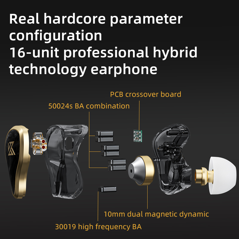 KZ ZAS Metal Wired Earphone 16 - Audio Music Technology review and price