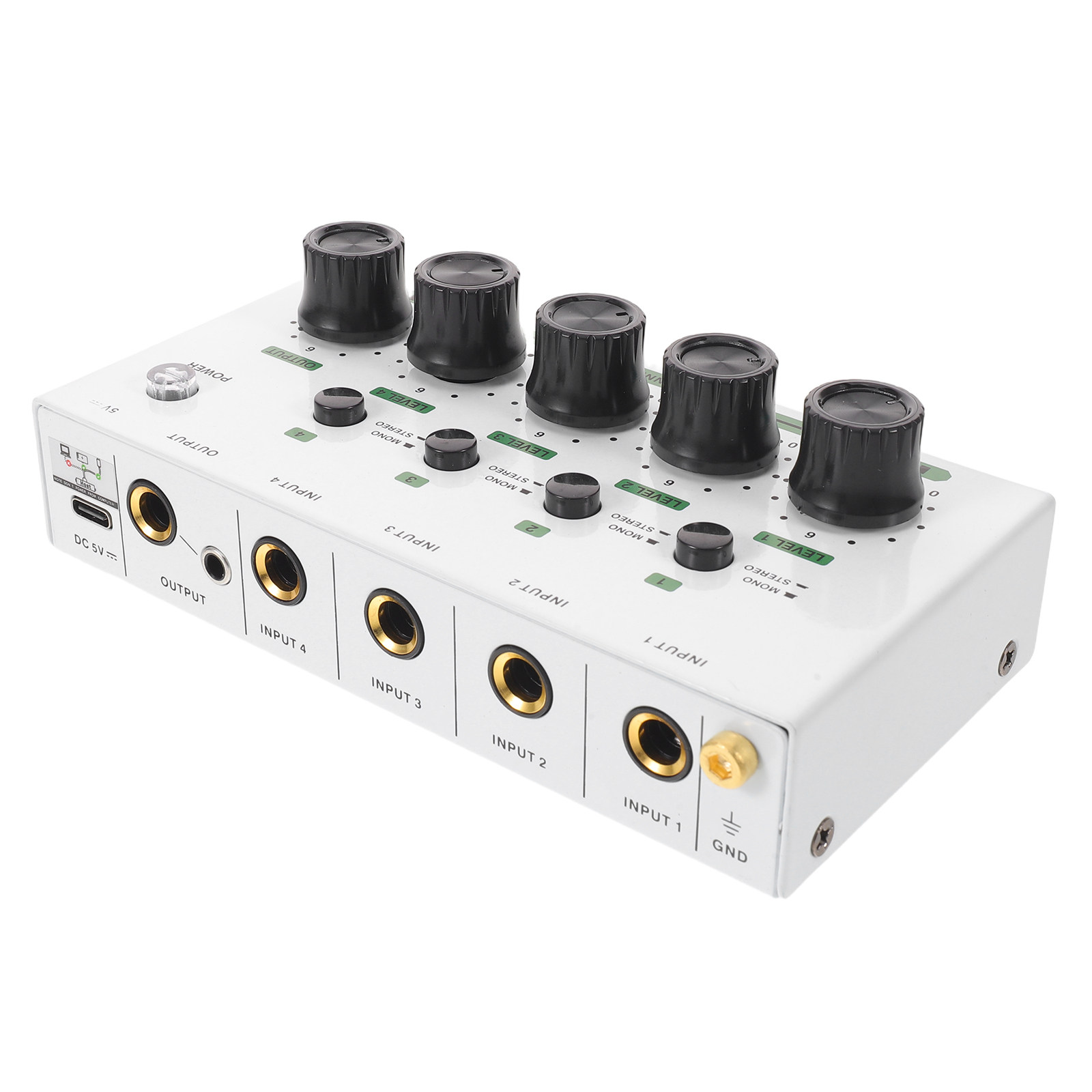 4-Channel Compact Audio Mixer  - Audio Mixer 4 Channel review and price