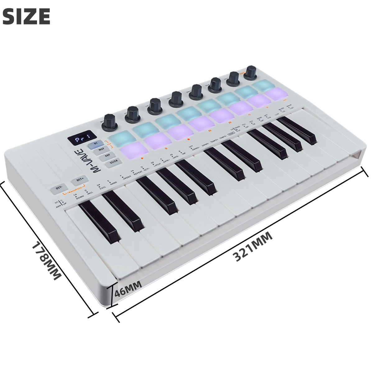 M-VAVE SMK-25 II MIDI Pad Cont - Midi Controller Pad review and price