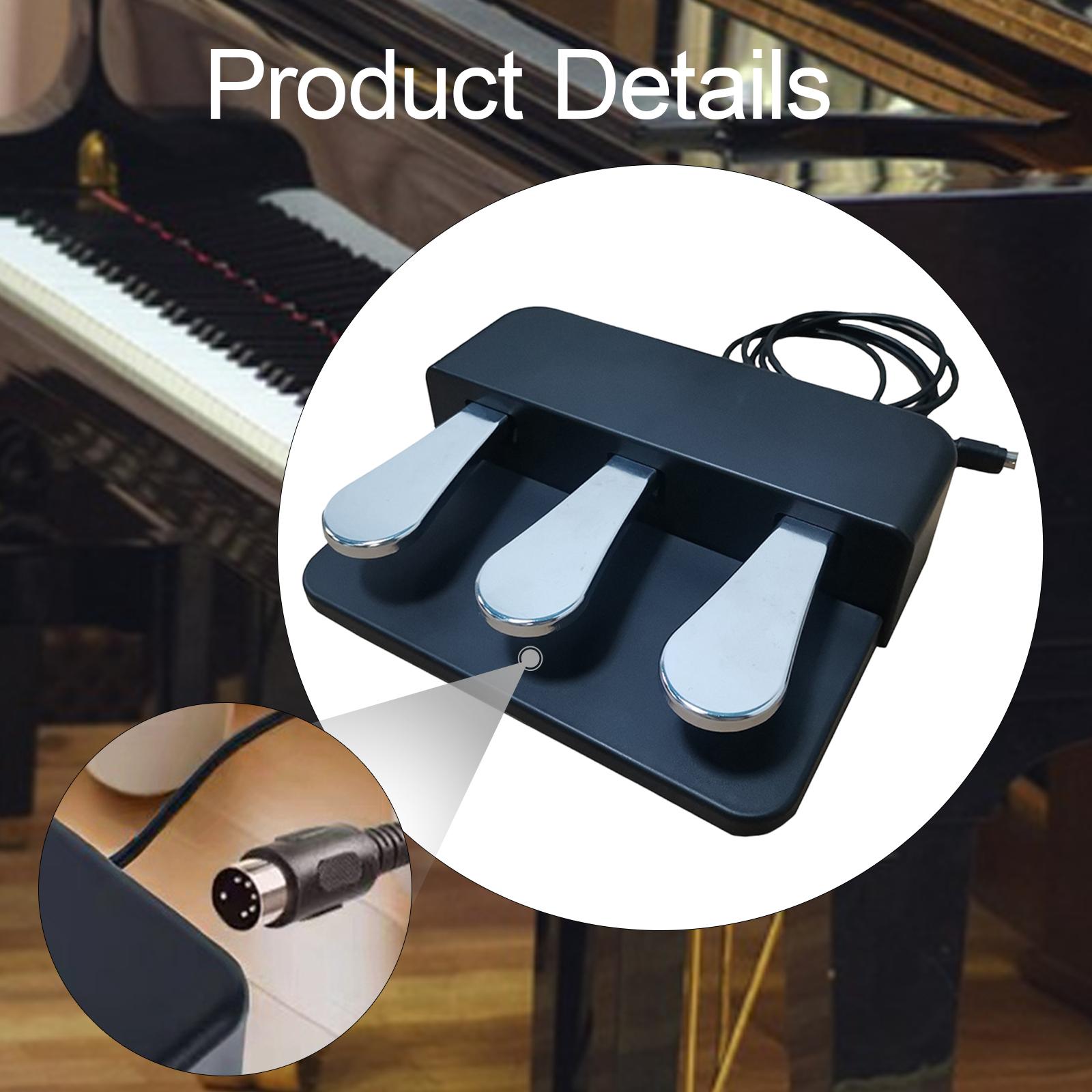 3 Pedal Unit Soft Sostenuto Su - Piano Sustain Pedal review and price