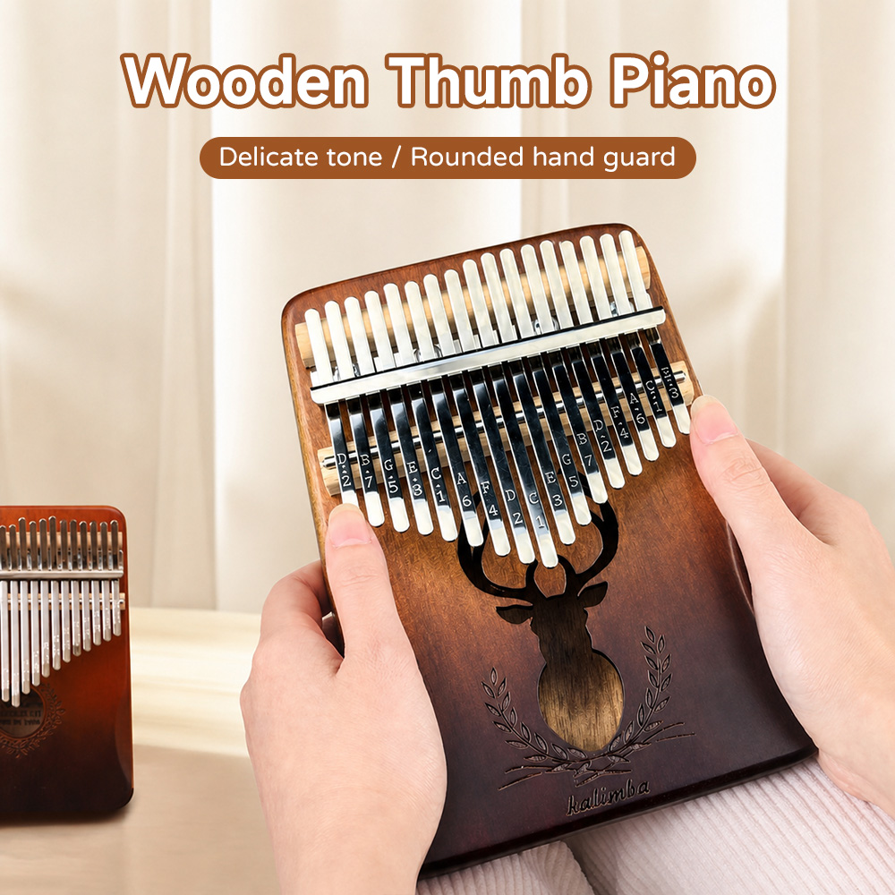 21 Key Mahogany Kalimba 17 Key - Kalimba Thumb Piano review and price