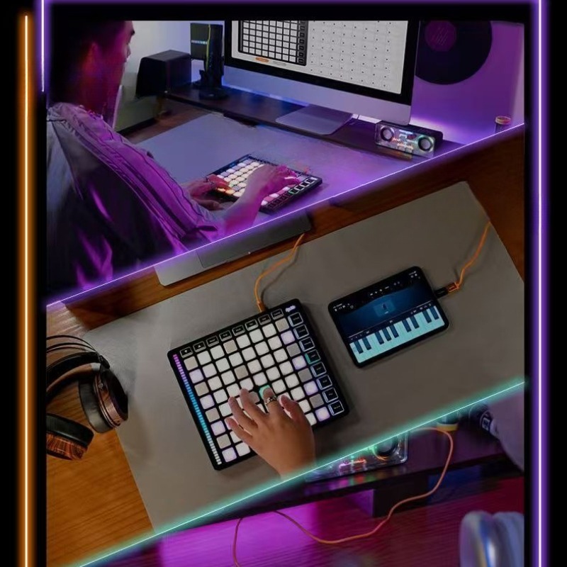 64-Key MIDI Percussion Pad Con - Midi Controller Pad review and price