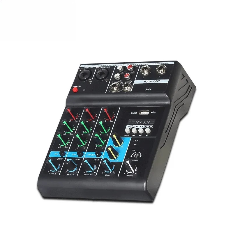 Professional 4 channel audio m - Audio Mixer 4 Channel review and price