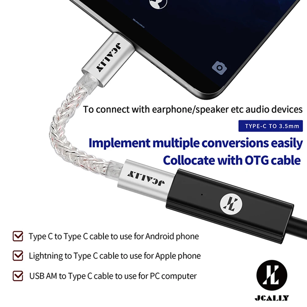 JCALLY AP7 Portable DAC Amplif - Headphone Amplifier Dac review and price