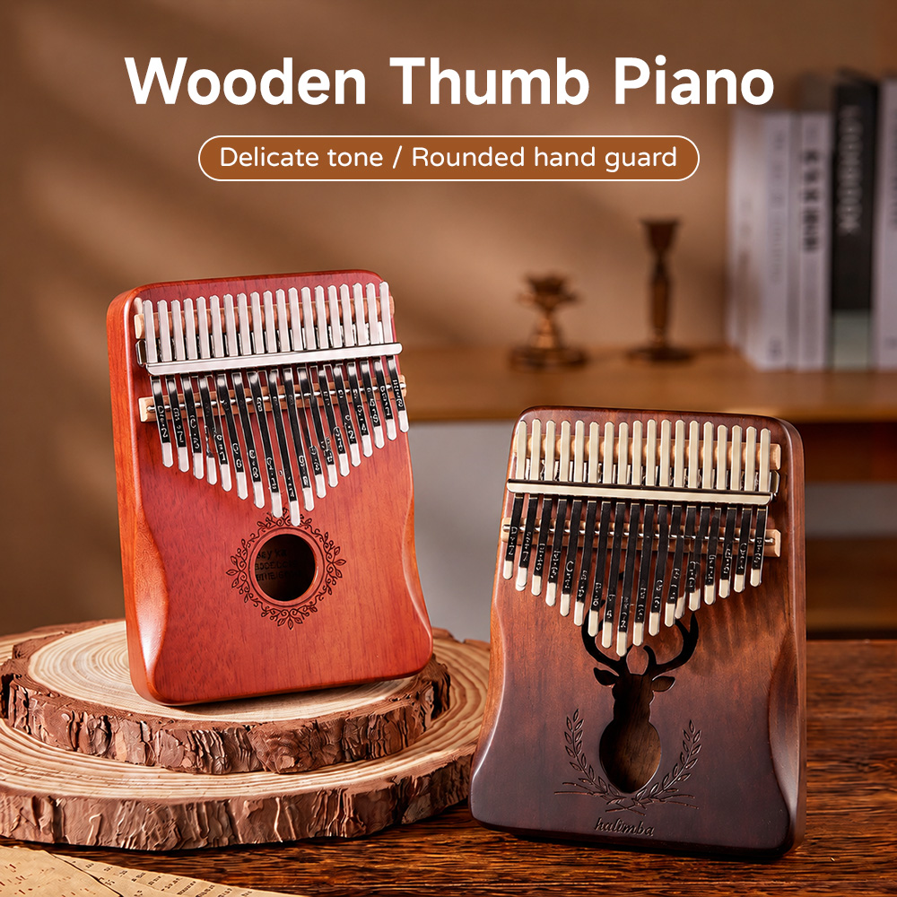 21 Key Mahogany Kalimba Thumb  - Kalimba Thumb Piano review and price