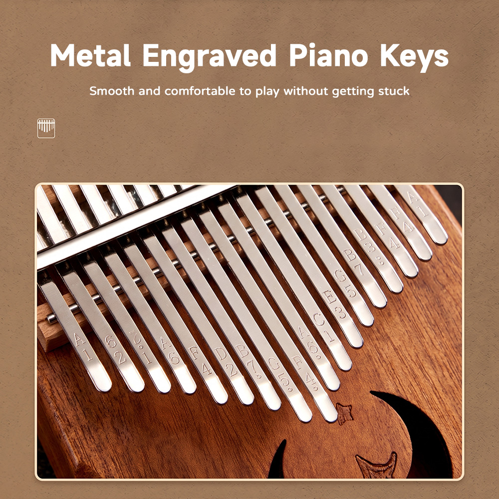 21 Key Mahogany Kalimba Thumb  - Kalimba Thumb Piano review and price