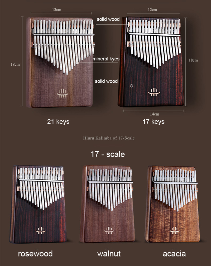 Hluru Kalimba 17 Keys with Hol - Kalimba Thumb Piano review and price
