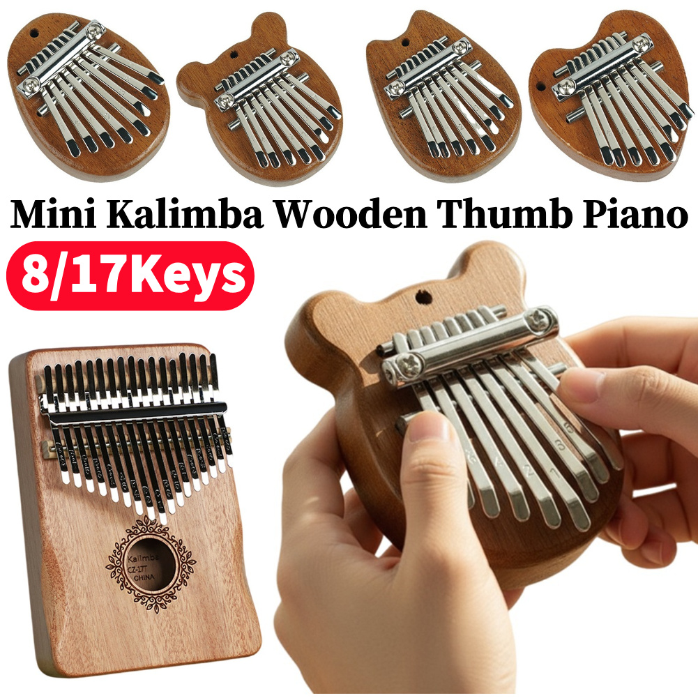 8/17Keys Mini Wooden Kalimba H - Kalimba Thumb Piano review and price