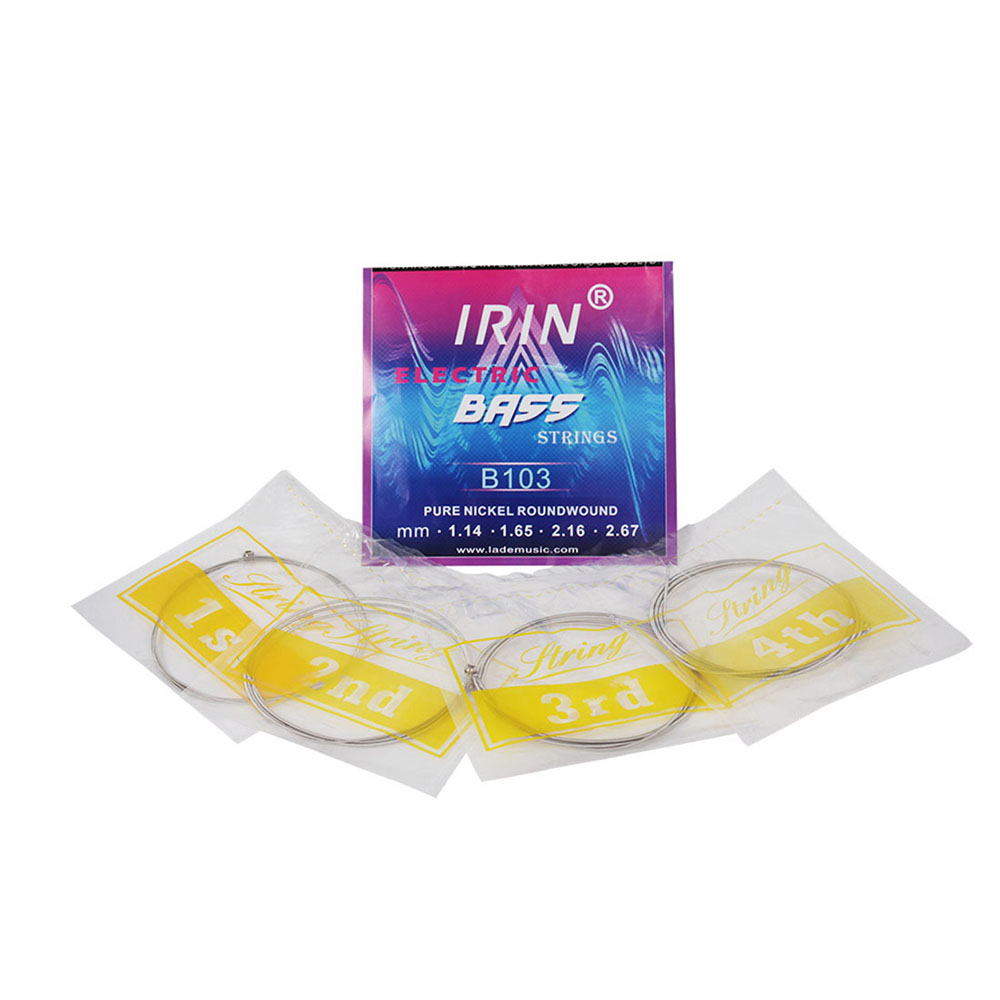 IRIN 4Pcs  4-String Bass Guita - Bass Guitar Strings review and price
