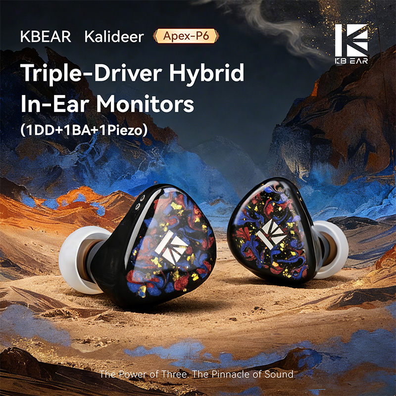  KBEAR Kalideer Apex-P6 HiFi  - Audio Music Technology review and price