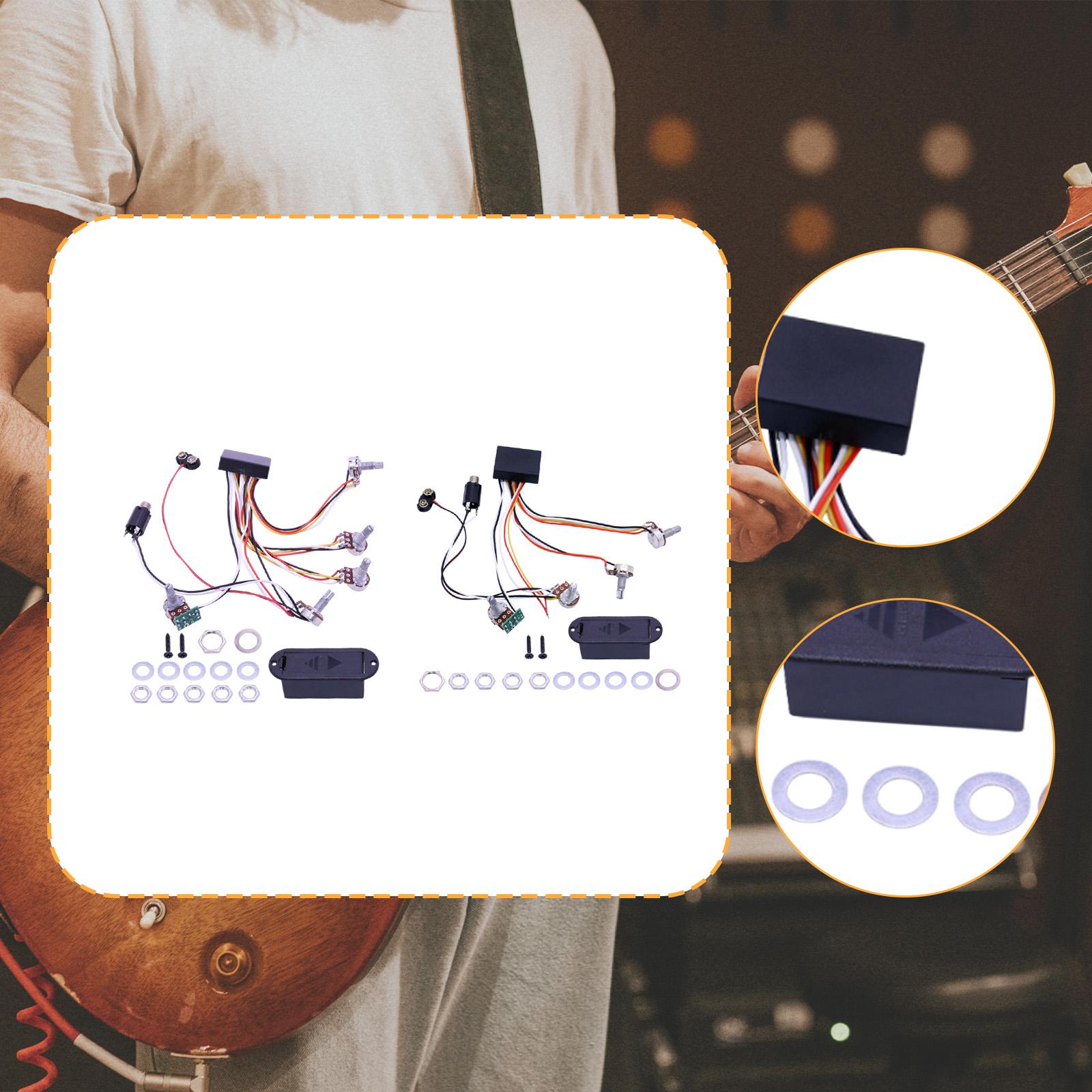 Bass Pickups 4 Strings Active  - Bass Guitar Strings review and price