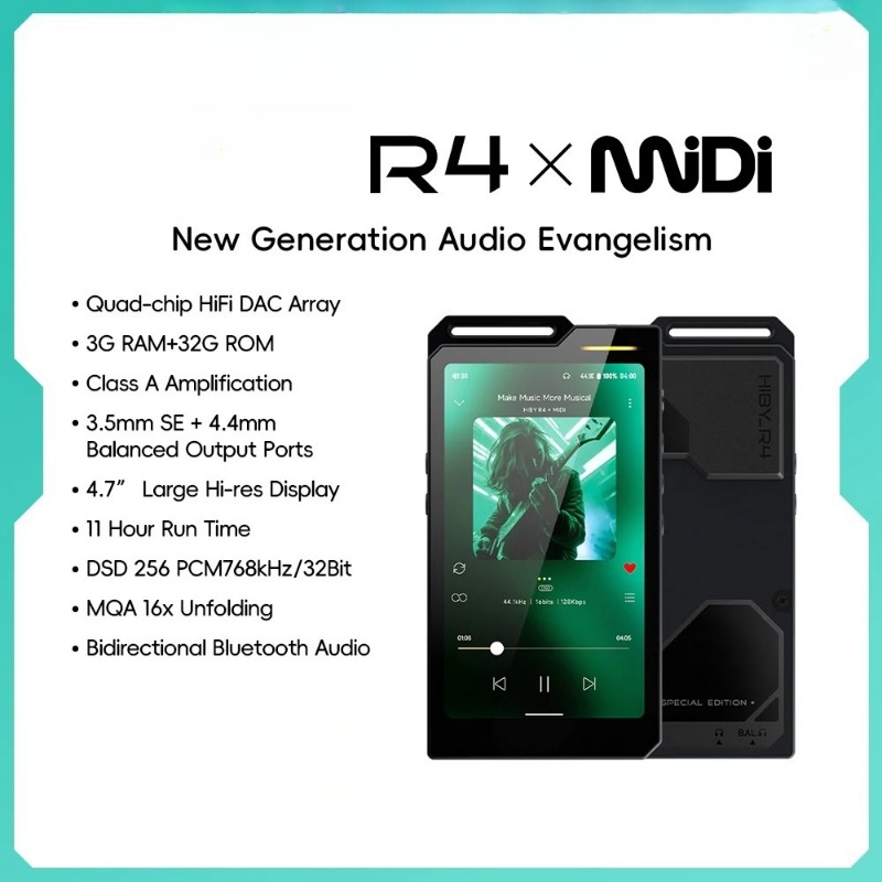 R4 MiDi Version ES9018Q2M*4 An - Audio Music Player review and price
