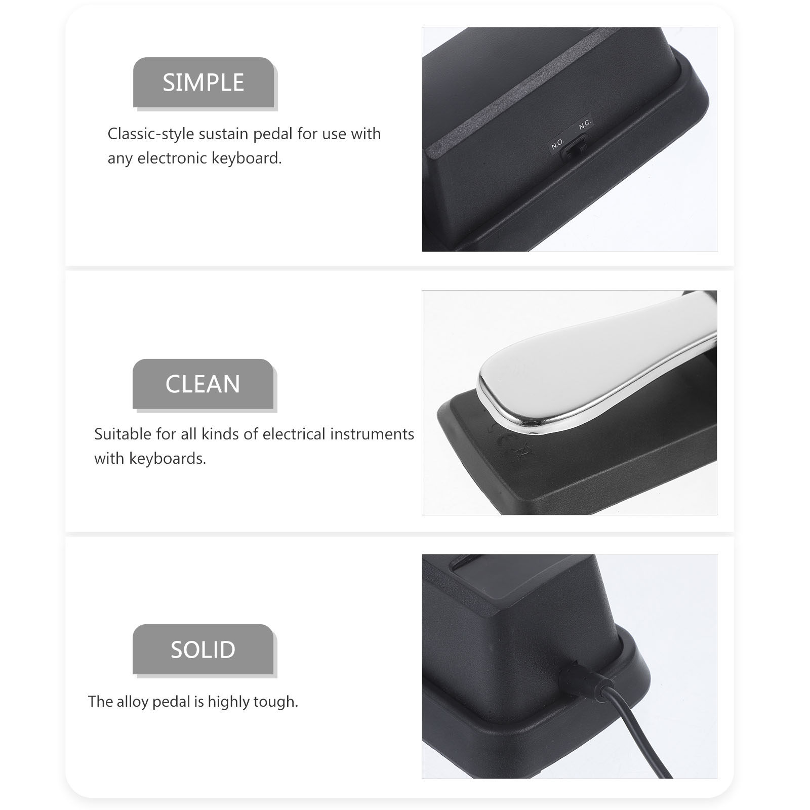 Classic Universal Sustain Peda - Piano Sustain Pedal review and price