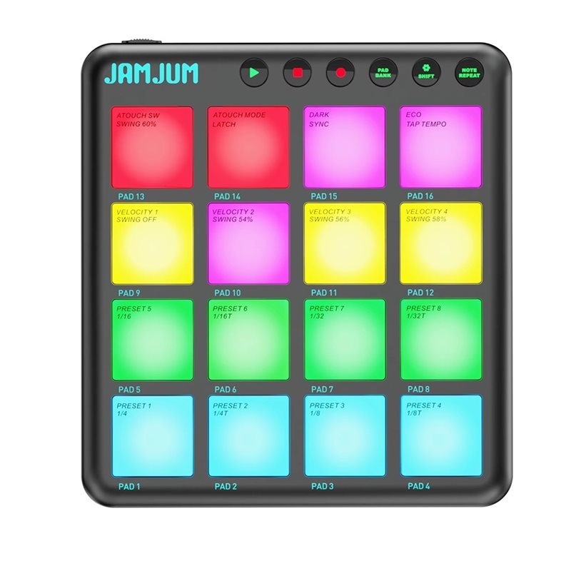 【TRAVEL ESSENTIAL】JAMJUM MIDI  - Midi Controller Pad review and price