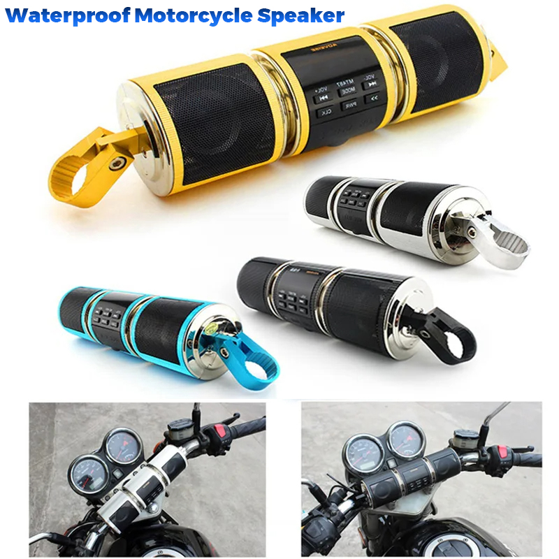 Motorcycle Audio FM Radio AUX  - Audio Music Player review and price