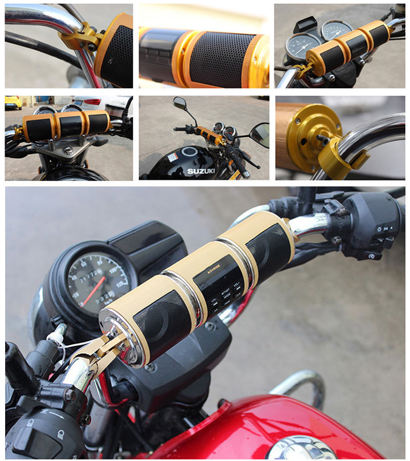 Motorcycle Audio FM Radio AUX  - Audio Music Player review and price