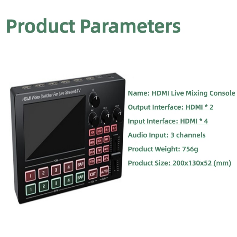 4 Channel 1080P HDMI Live Stre - Audio Mixer 4 Channel review and price