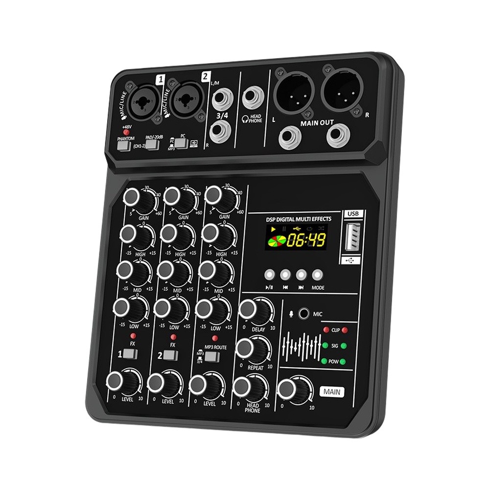Portable 4-Channel Audio Mixer - Audio Mixer 4 Channel review and price