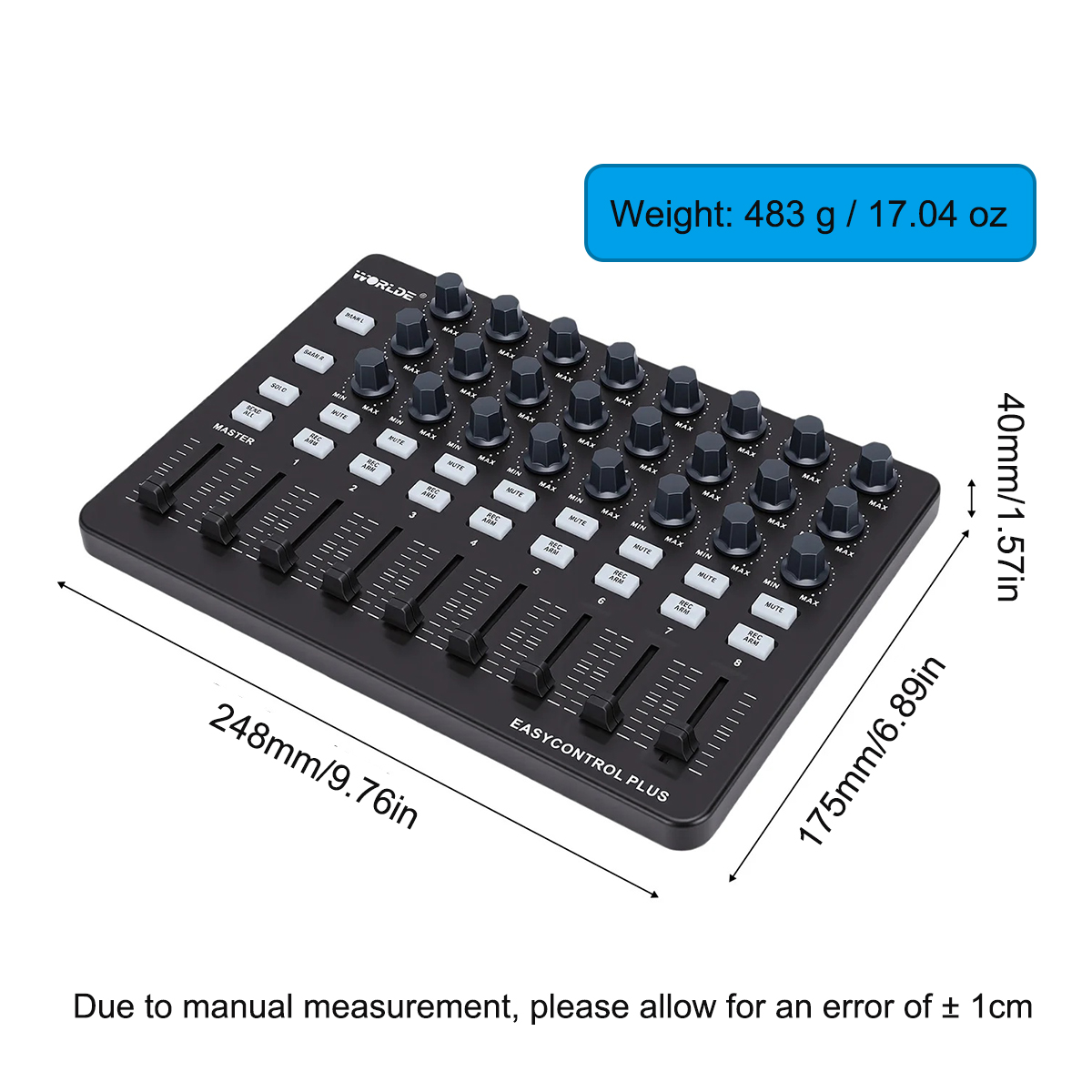 Worlde Easycontrol Plus Portab - Midi Controller Pad review and price
