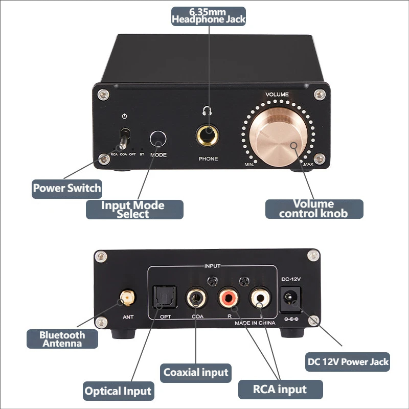 YJCO A938 DAC Hifi Headphone A - Headphone Amplifier Dac review and price