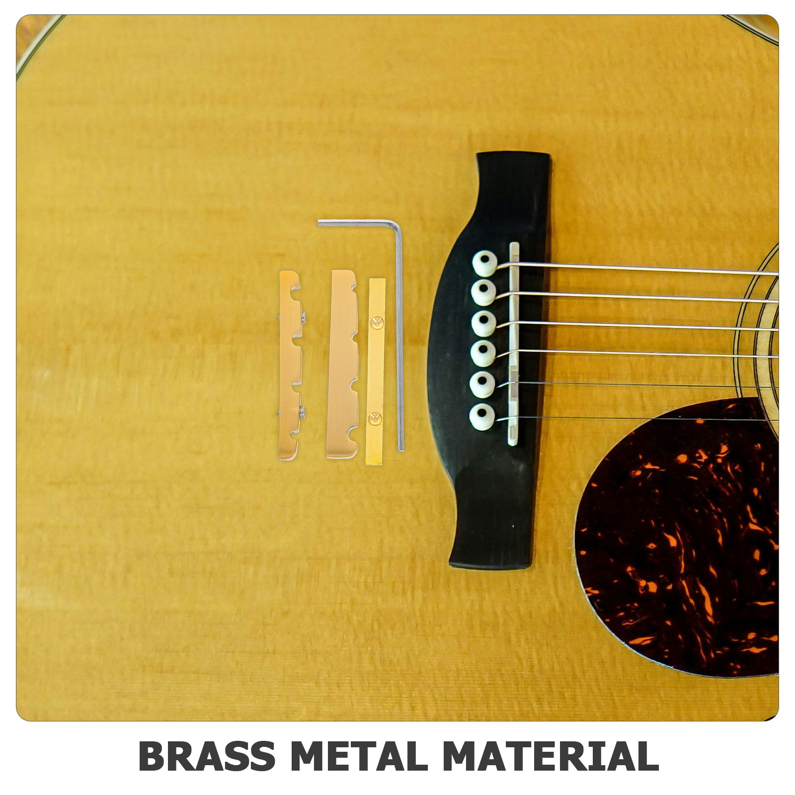 1Set Bass Guitar Brass Nut 38M - Bass Guitar Strings review and price