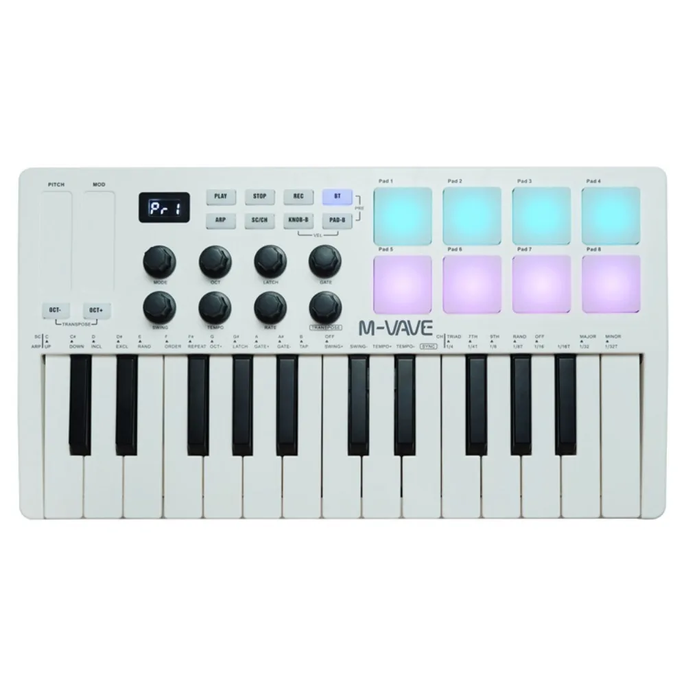M-VAVE MIDI 25-Key USB MIDI Ke - Midi Controller Pad review and price