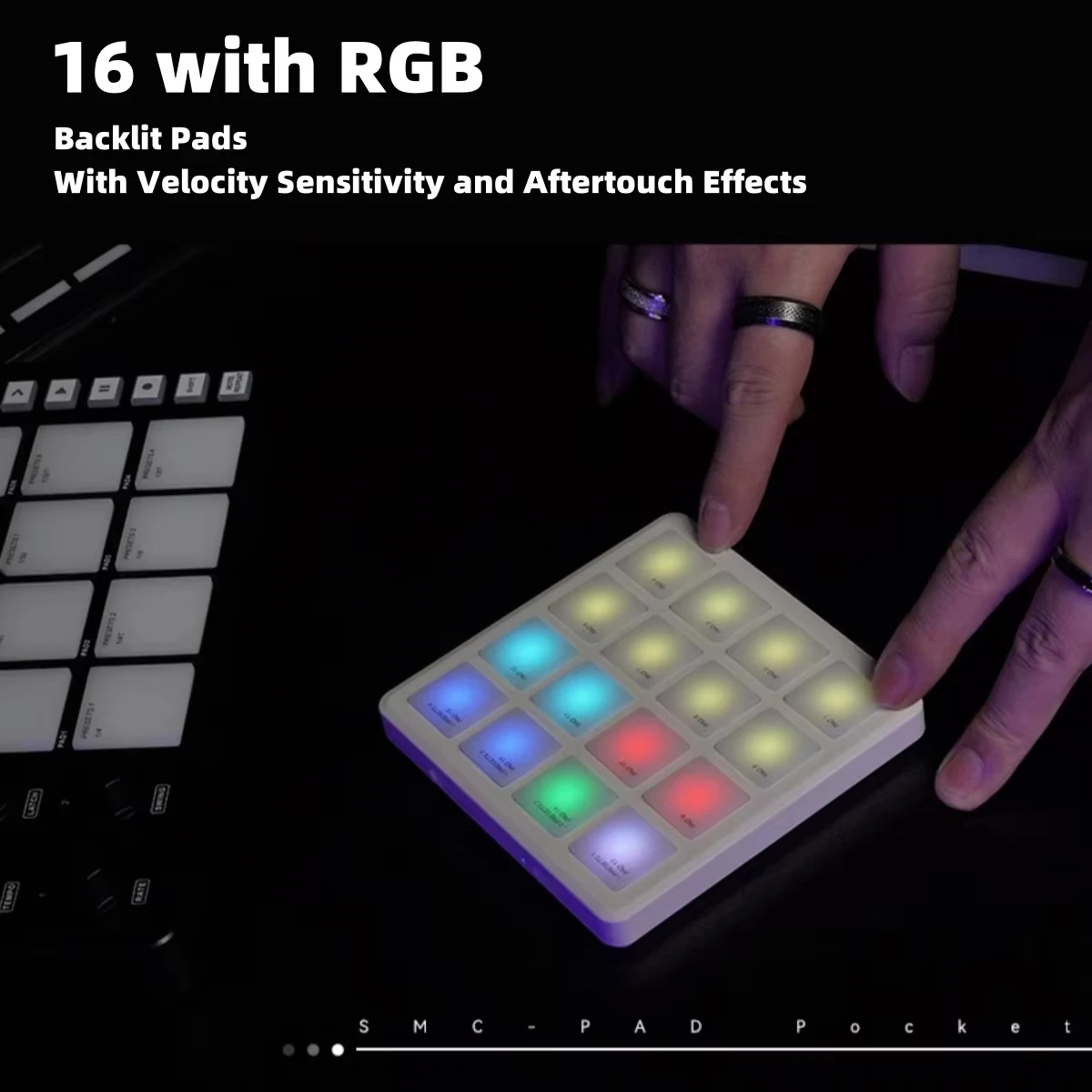 M-VAVE SMC-PAD POCKET White /G - Midi Controller Pad review and price