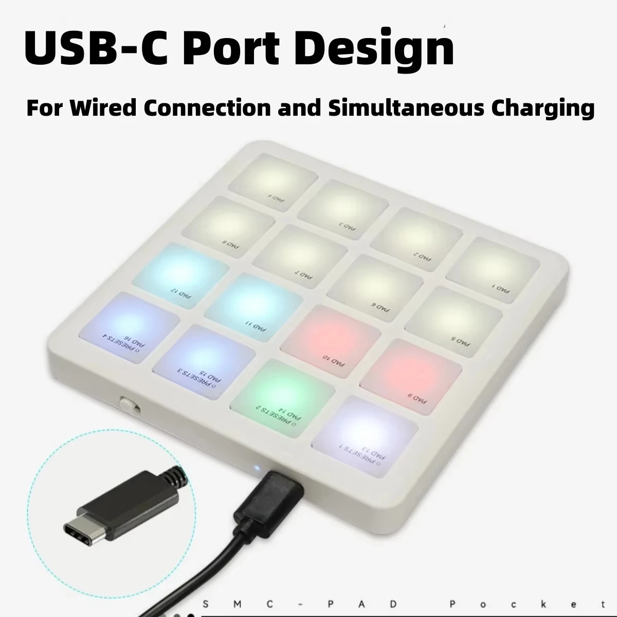 M-VAVE SMC-PAD POCKET White /G - Midi Controller Pad review and price