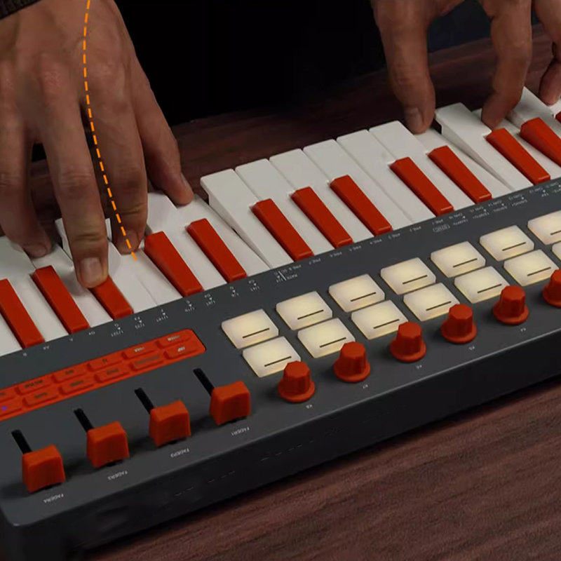37 Key MIDI Keyboard Portable  - Midi Controller Pad review and price
