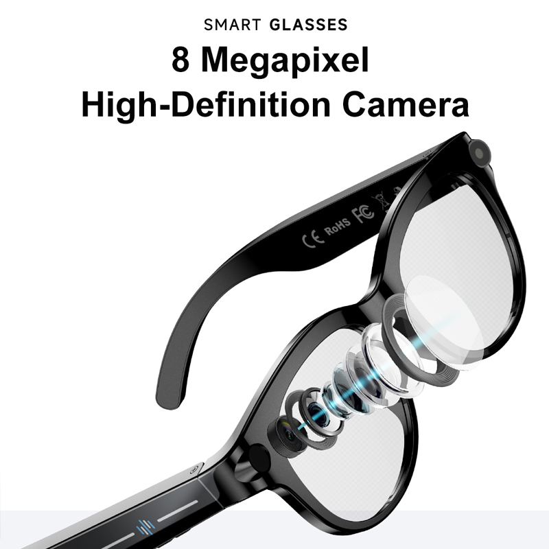 FLAUNT AI Smart Glasses 4K Cam - Audio Music Recording review and price